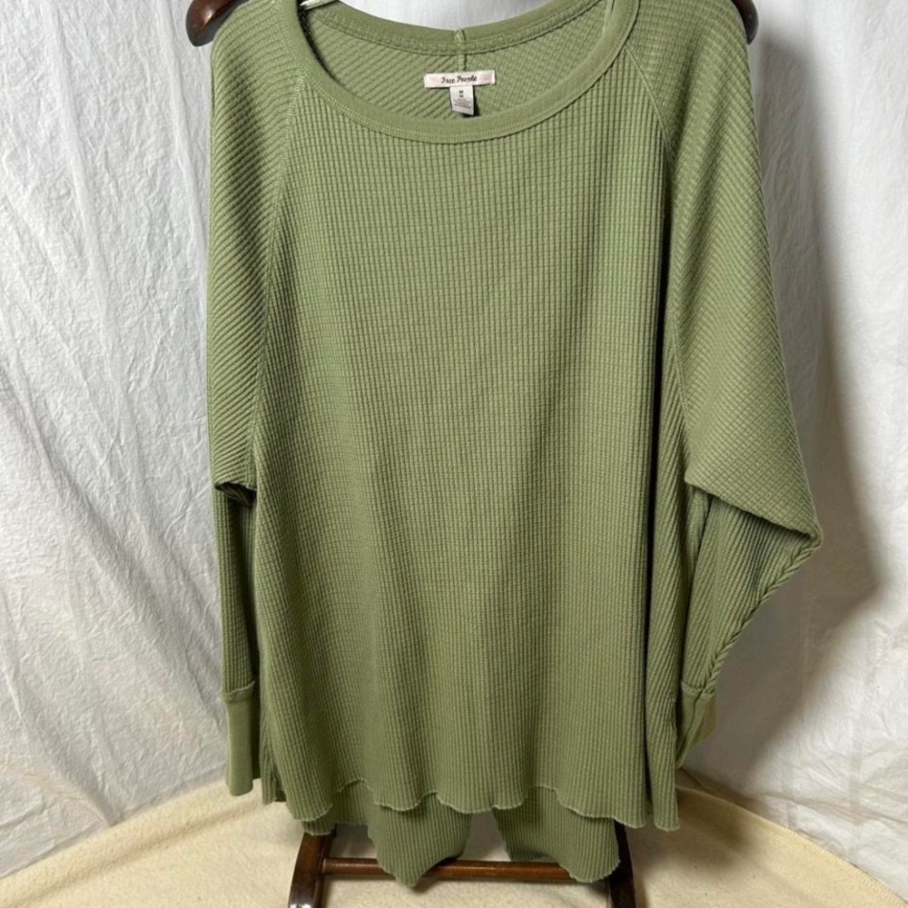 Free People Olive Green Tunic Top